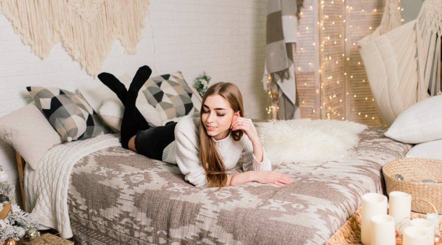 Cocooning dans la chambre ado