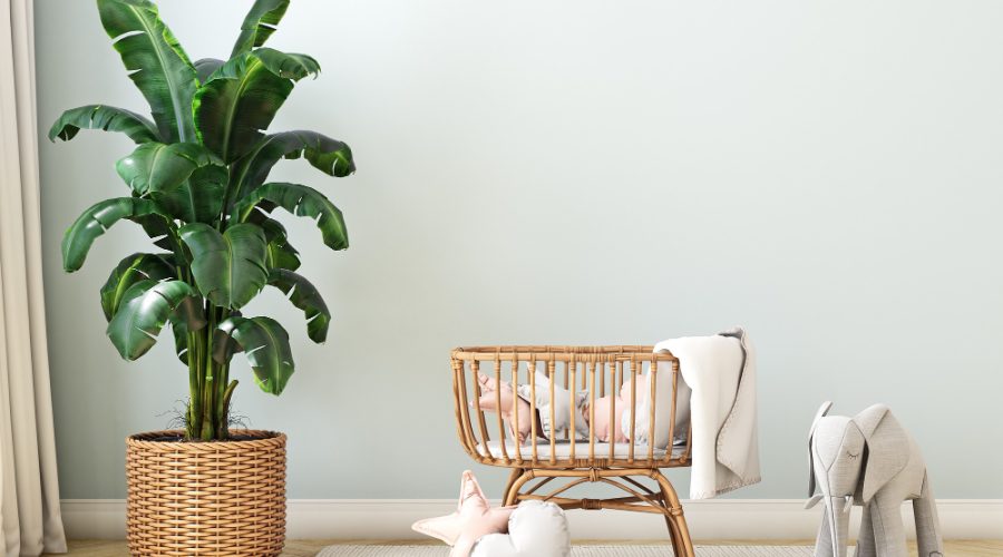 Décoration jungle pour une chambre de bébé tendance