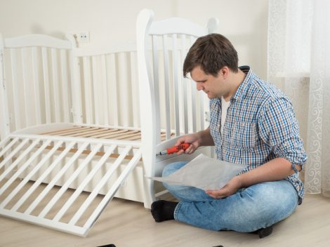 Lit en bois pliant bébé pour le confort et la sécurité