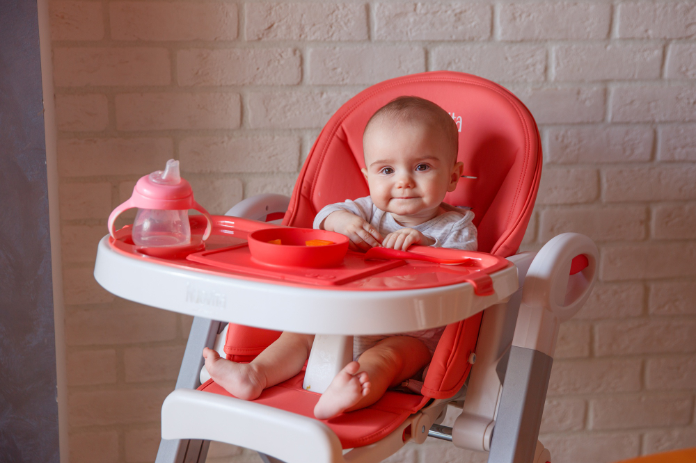 Chaise haute bébé réglable