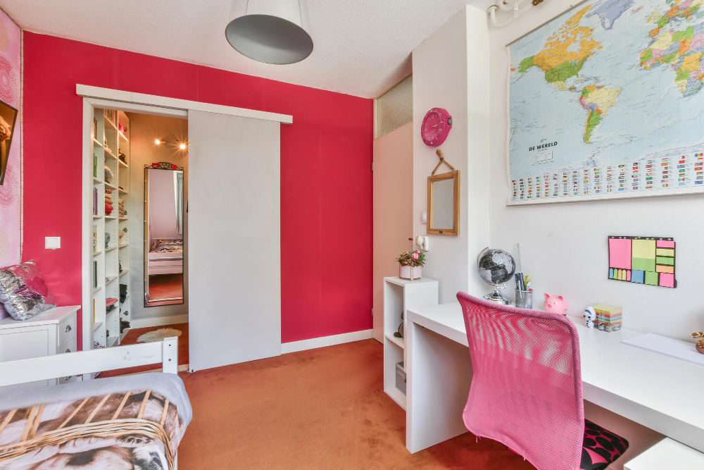la couleur à choisir pour la chambre d'une fillette