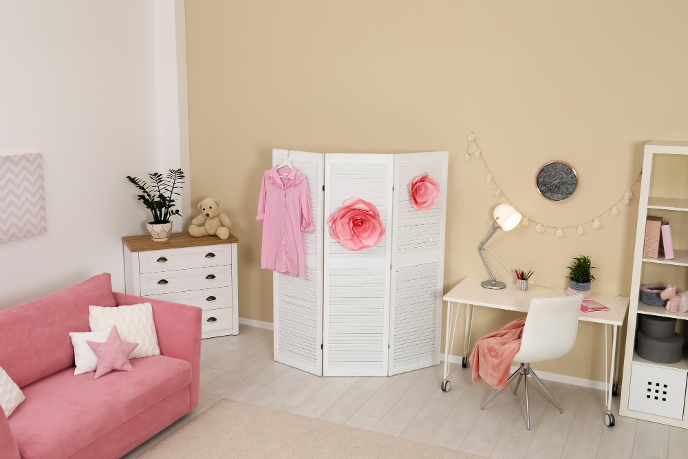 la couleur pour la chambre d'une fillette